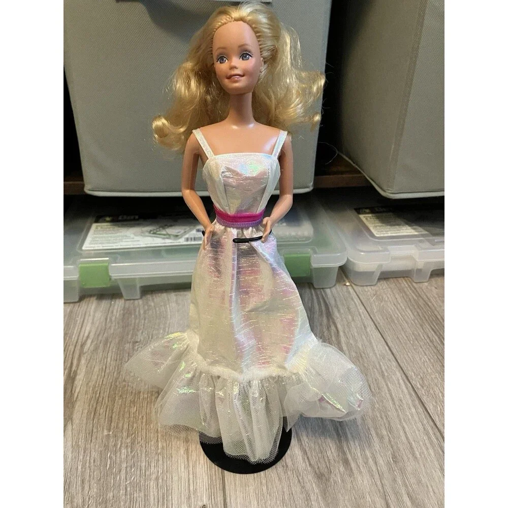 Crystal Barbie Doll 1983 Superstar Era Original Dress Vintage